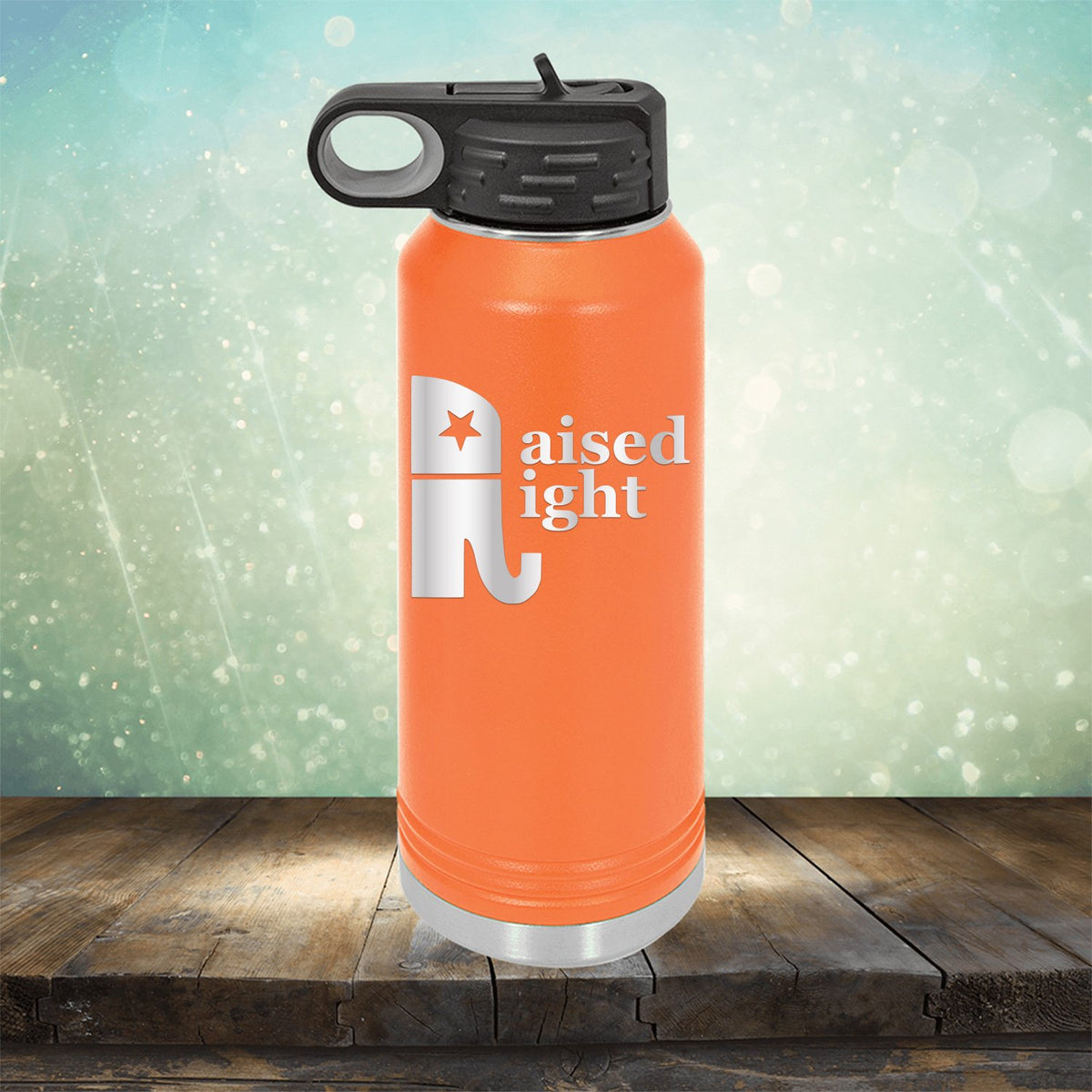 Elephant Raised Right - Laser Etched Tumbler Mug