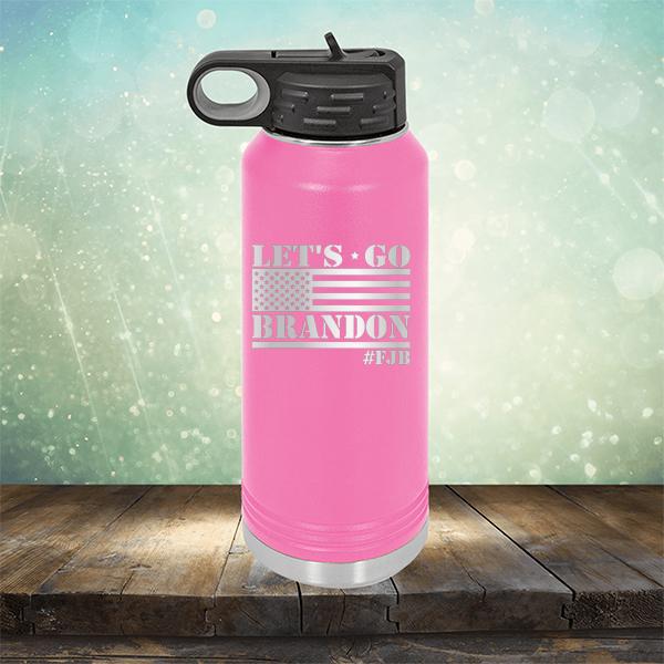 Let&#39;s Go Brandon American Flag - Laser Etched Tumbler Mug