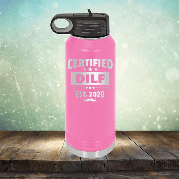 Certified DILF Est. 2020 - Laser Etched Tumbler Mug