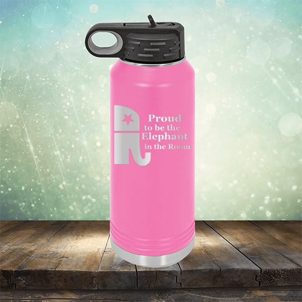 Proud To Be The Elephant in the Room - Laser Etched Tumbler Mug