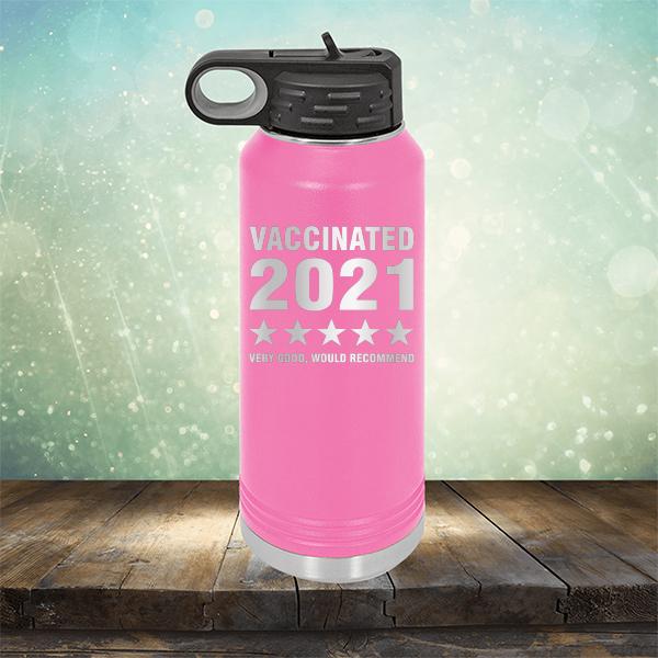 Vaccinated 2021 Very Good Would Recommend - Laser Etched Tumbler Mug
