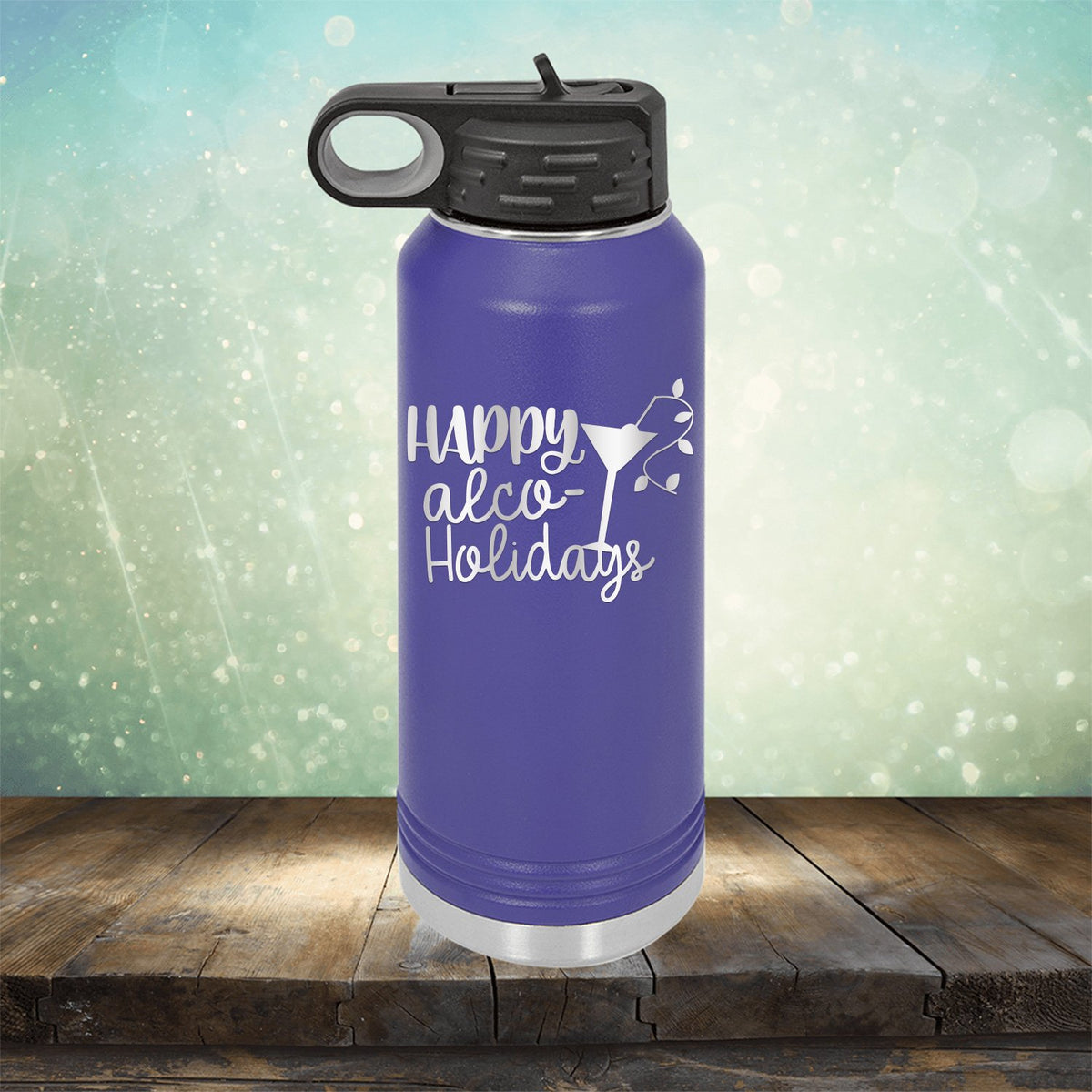 Happy Alco Holidays - Laser Etched Tumbler Mug