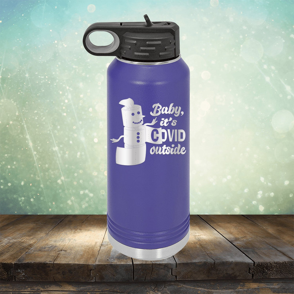 Baby It&#39;s Covid Outside - Laser Etched Tumbler Mug