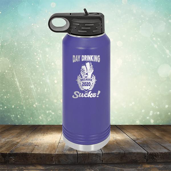 Day Drinking Because 2020 Sucks! - Laser Etched Tumbler Mug
