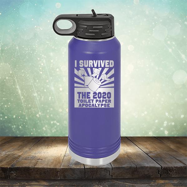 I Survived 2020 Toilet Paper Apocalypse - Laser Etched Tumbler Mug
