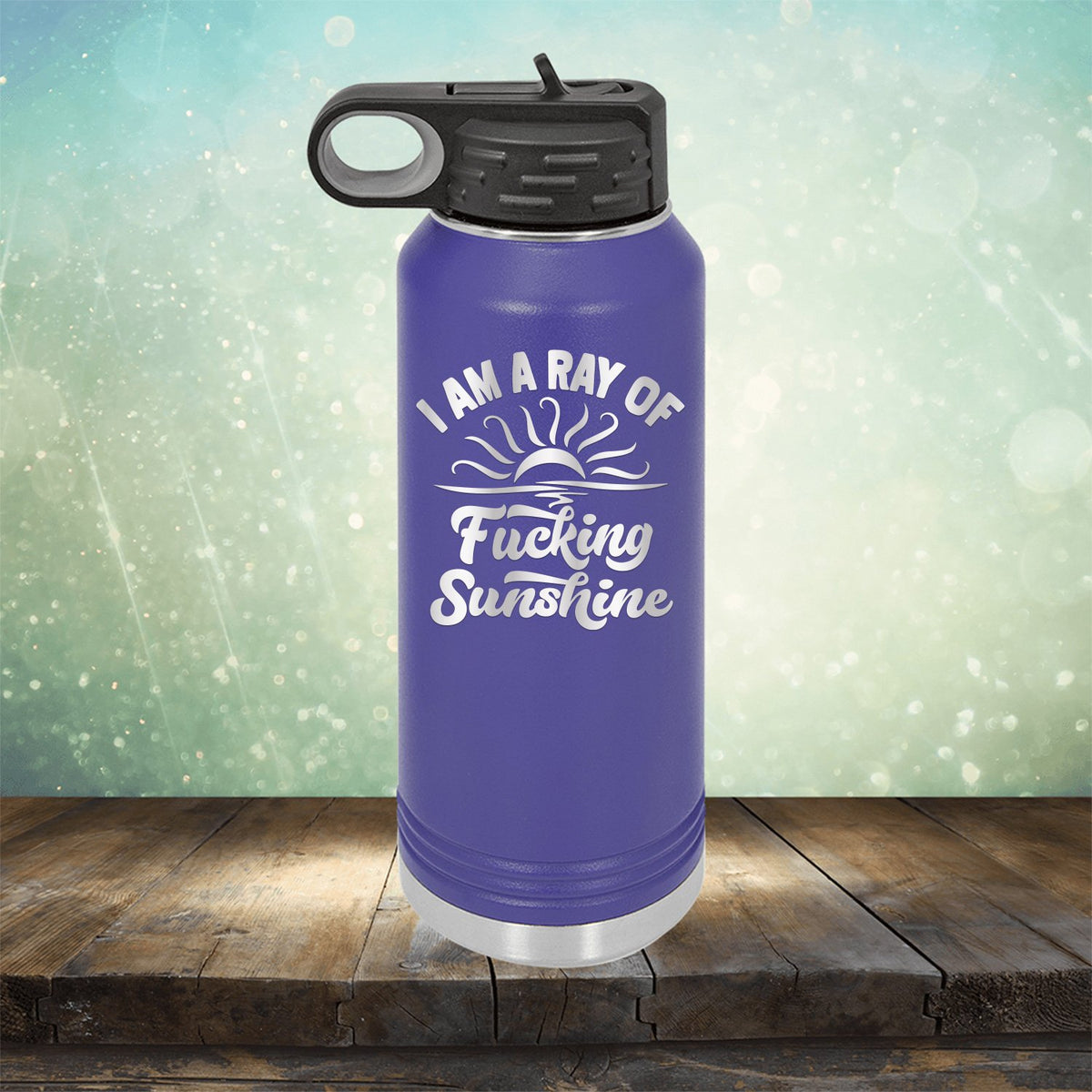 I Am A Ray Of Fucking Sunshine - Laser Etched Tumbler Mug