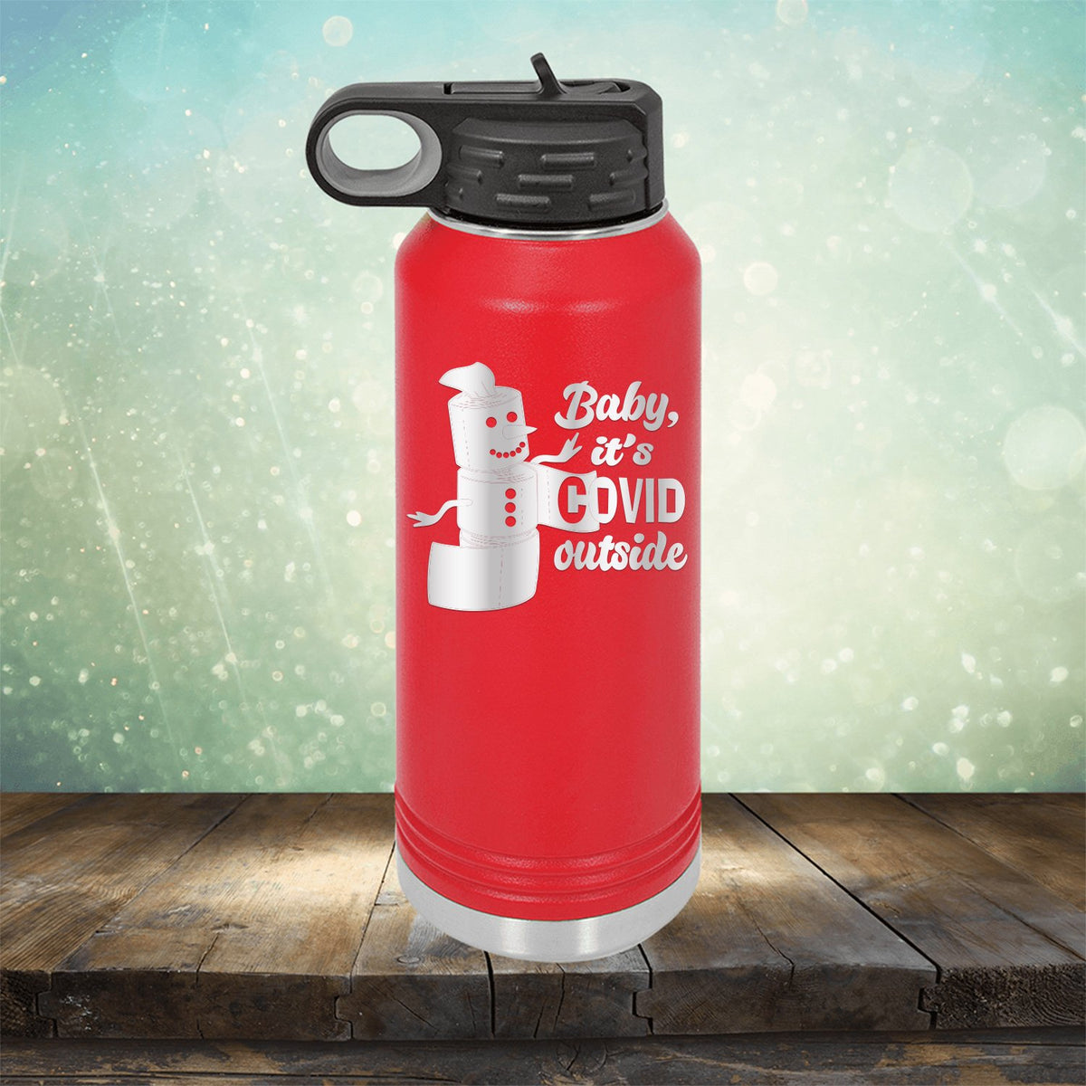 Baby It&#39;s Covid Outside - Laser Etched Tumbler Mug