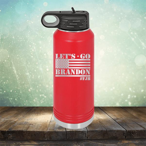 Let&#39;s Go Brandon American Flag - Laser Etched Tumbler Mug