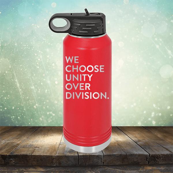We Choose Unity Over Division - Laser Etched Tumbler Mug