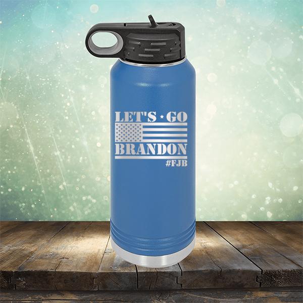 Let&#39;s Go Brandon American Flag - Laser Etched Tumbler Mug