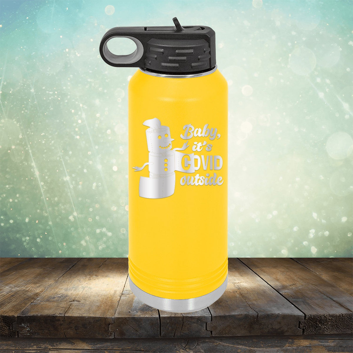 Baby It&#39;s Covid Outside - Laser Etched Tumbler Mug