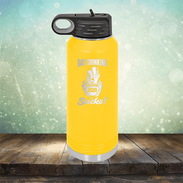 Day Drinking Because 2020 Sucks! - Laser Etched Tumbler Mug