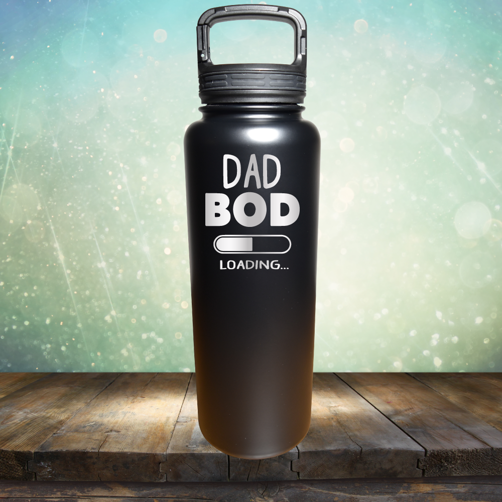 Dad Bod Loading - Laser Etched Tumbler Mug