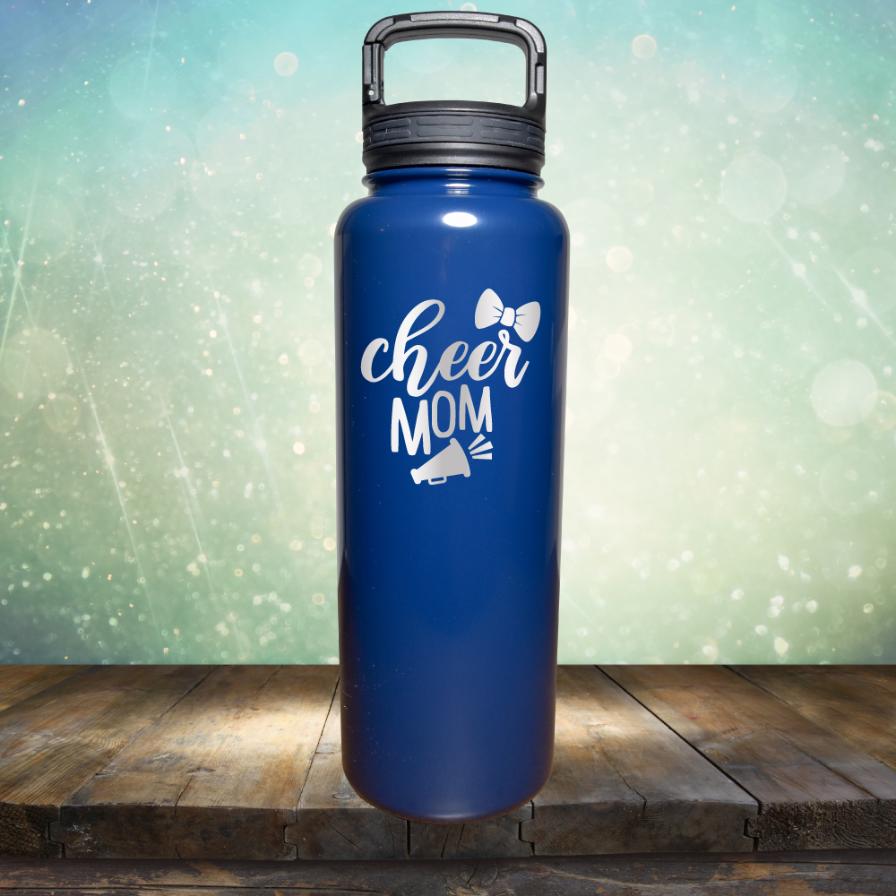 Cheer Mom - Laser Etched Tumbler Mug