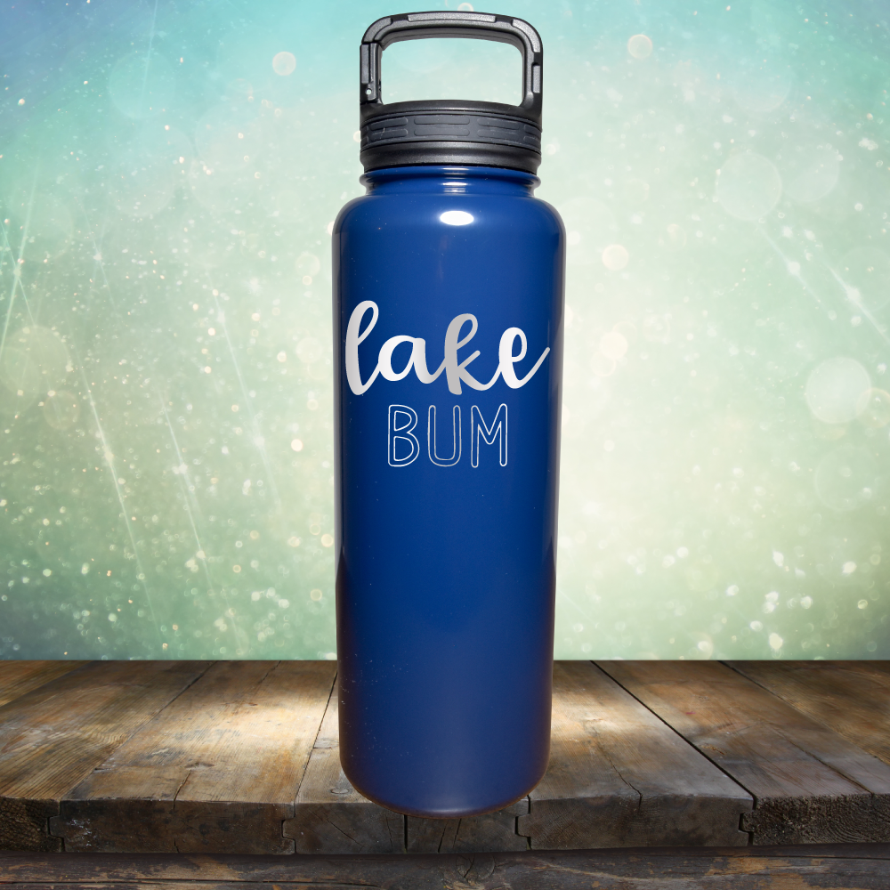 Lake Bum - Laser Etched Tumbler Mug