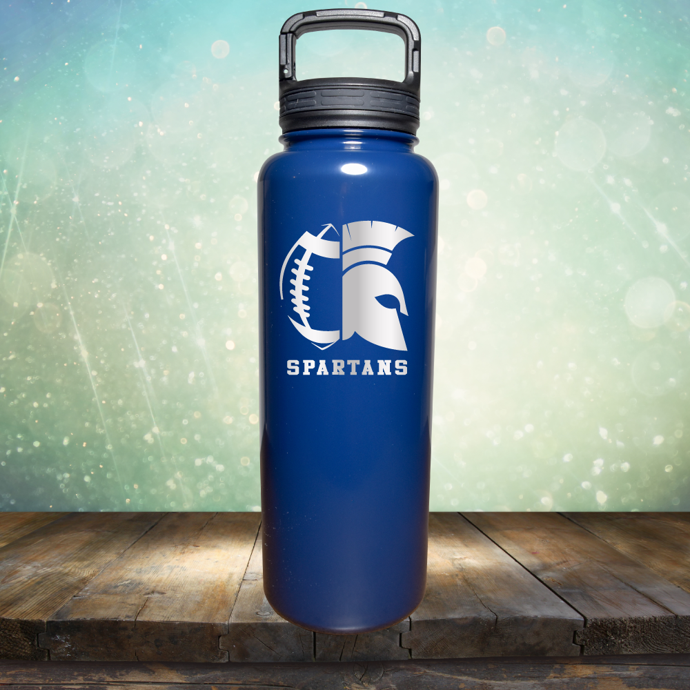 Spartans Football - Laser Etched Tumbler Mug
