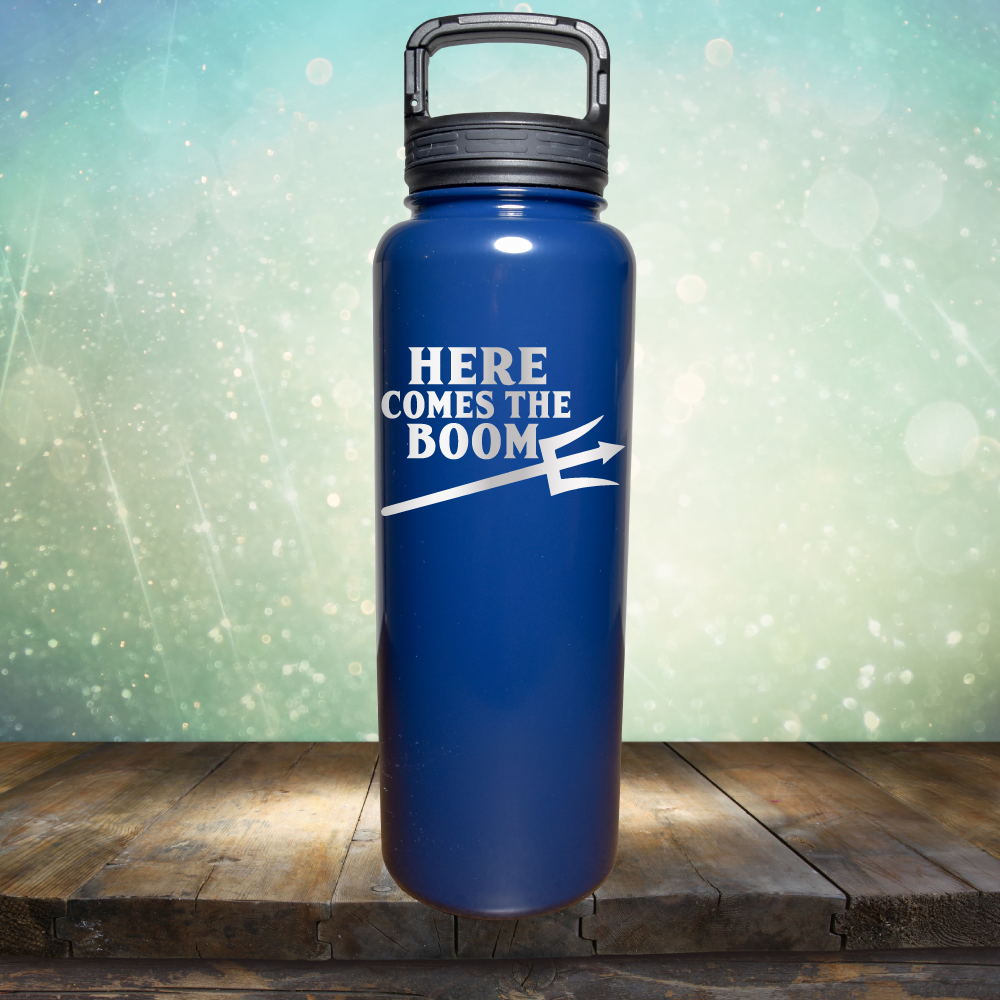 Here Comes The Boom - Laser Etched Tumbler Mug