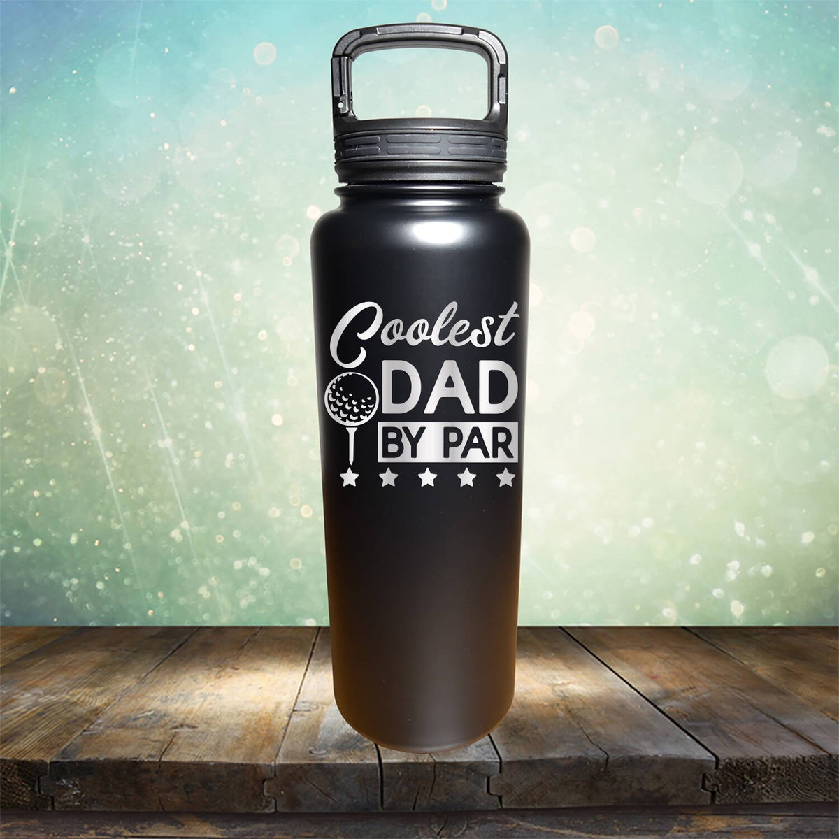 Coolest Dad By Par - Laser Etched Tumbler Mug