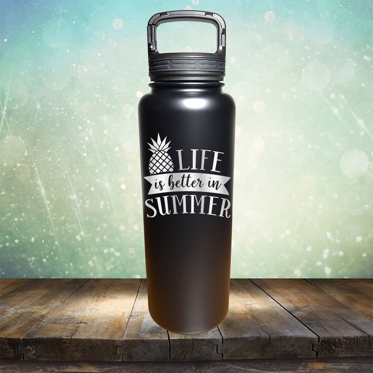 Life is Better in Summer - Laser Etched Tumbler Mug