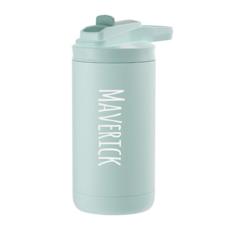 Personalized Name - Kids Water Bottle - Vertical