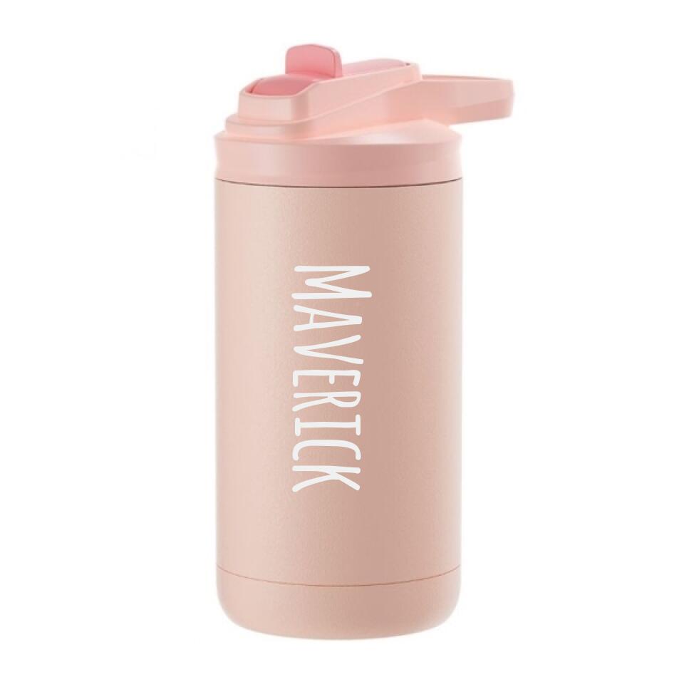 Personalized Name - Kids Water Bottle - Vertical