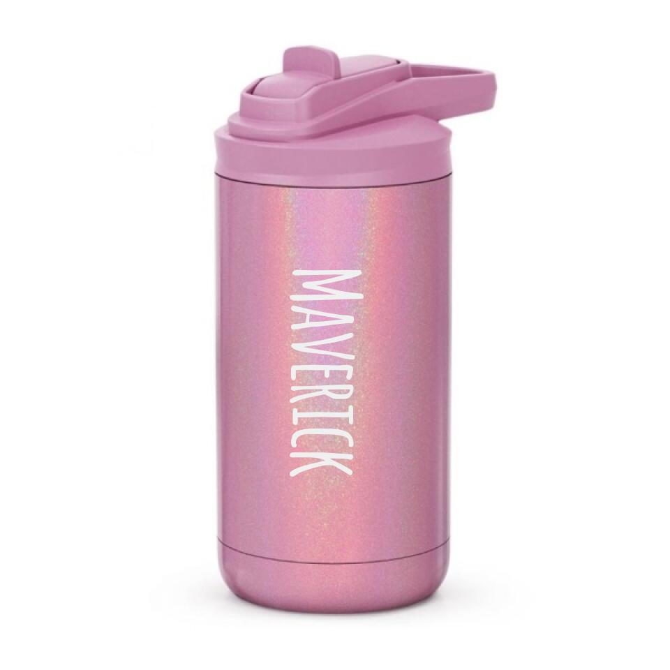 Personalized Name - Kids Water Bottle - Vertical
