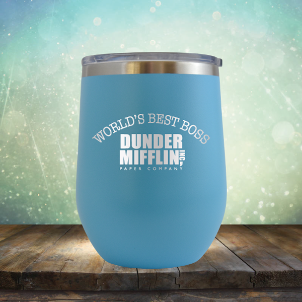 World&#39;s Best Boss Dunder Mifflin - Stemless Wine Cup