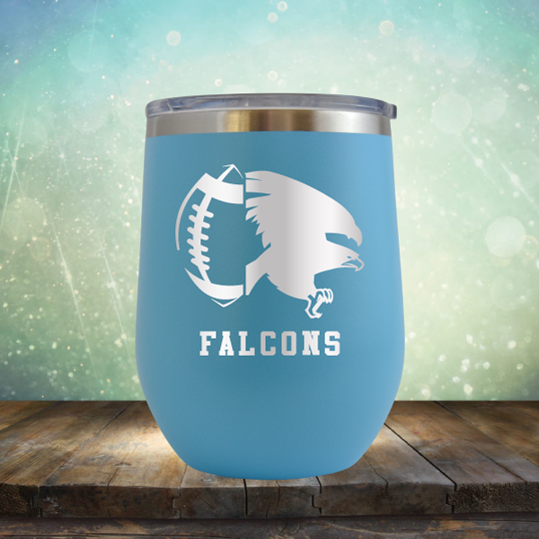 Falcons Football - Stemless Wine Cup