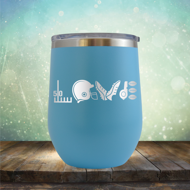 Football Love - Stemless Wine Cup