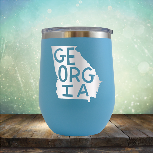 Georgia Outlines - Stemless Wine Cup