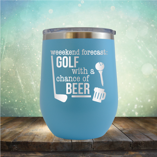 Weekend Forecast: Golf with a Chance of Beer - Stemless Wine Cup