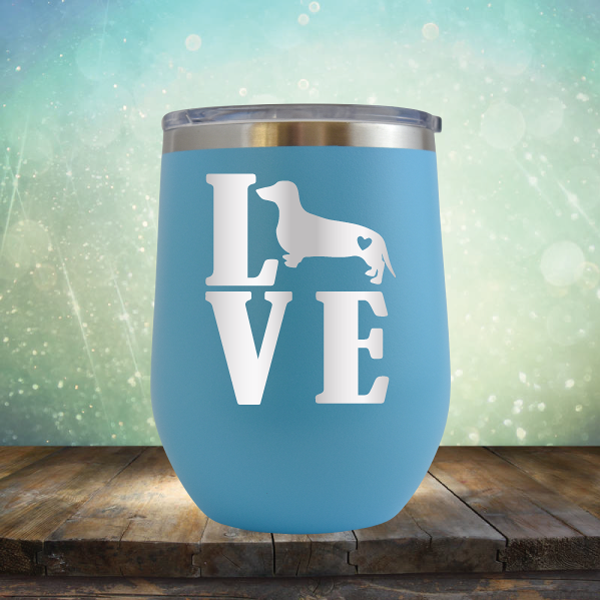 Love Weiner Dog - Stemless Wine Cup