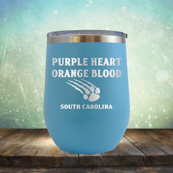 Purple Heart Orange Blood - Stemless Wine Cup