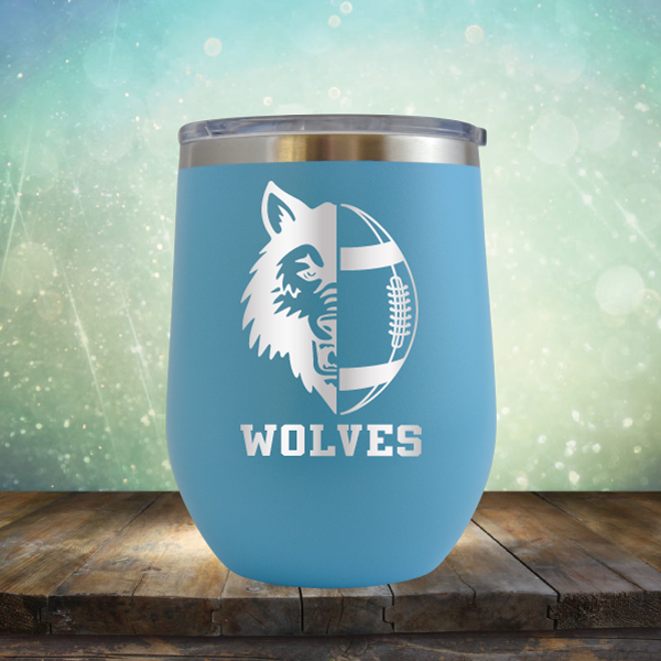 Wolves Football - Stemless Wine Cup