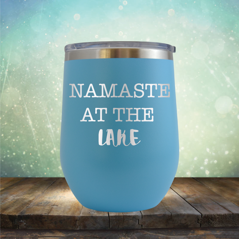 Namaste at the Lake - Stemless Wine Cup