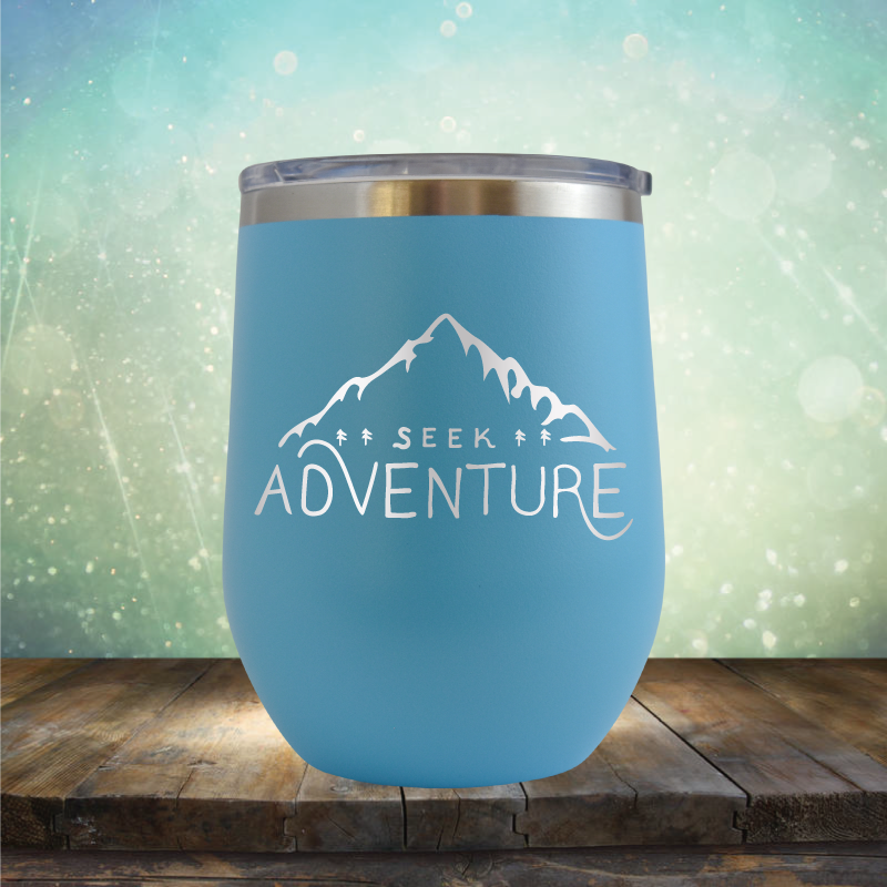 Seek Adventure - Stemless Wine Cup