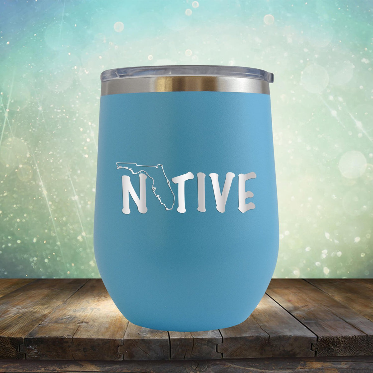 Florida Native Map - Stemless Wine Cup