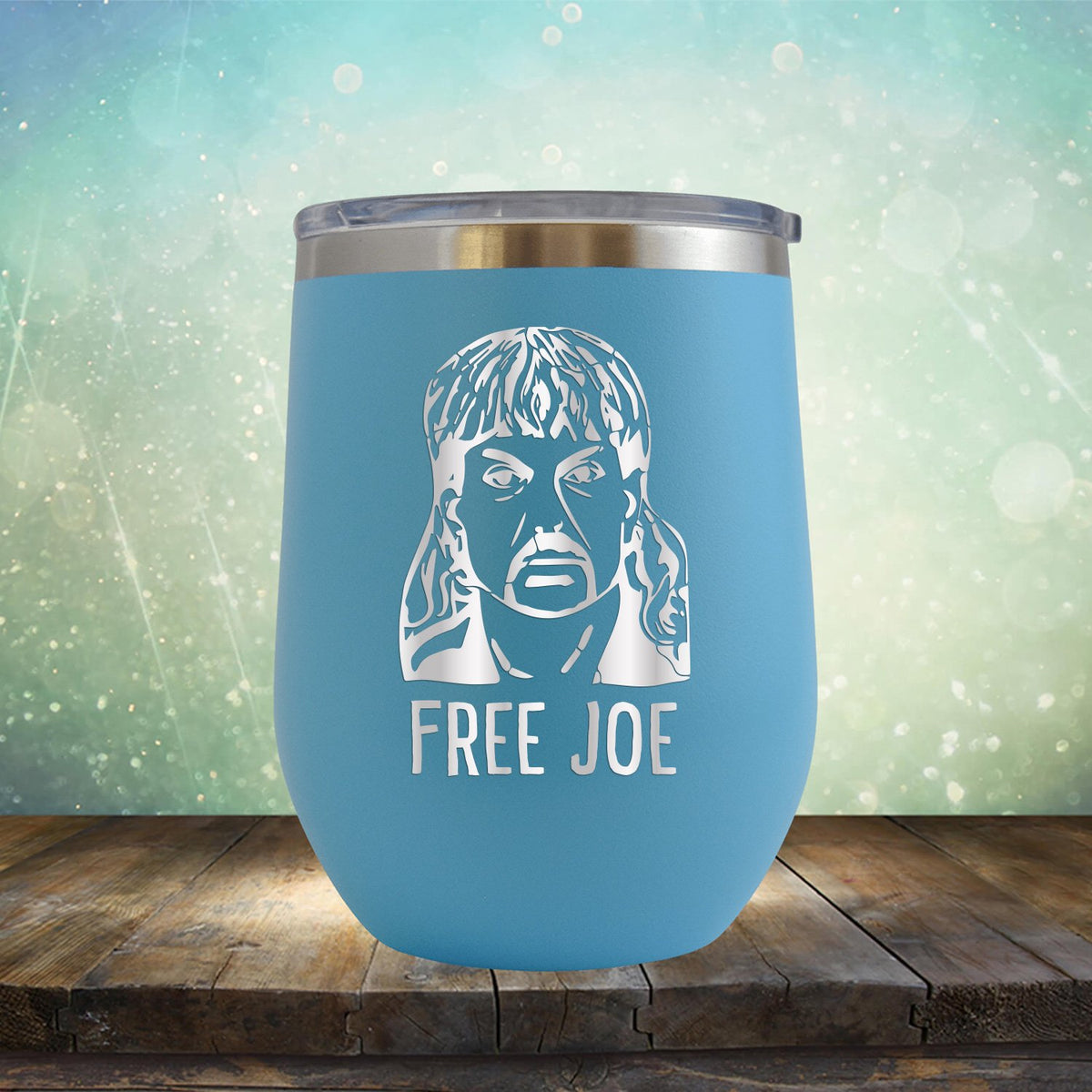 Free Joe Exotic The Tiger King - Stemless Wine Cup