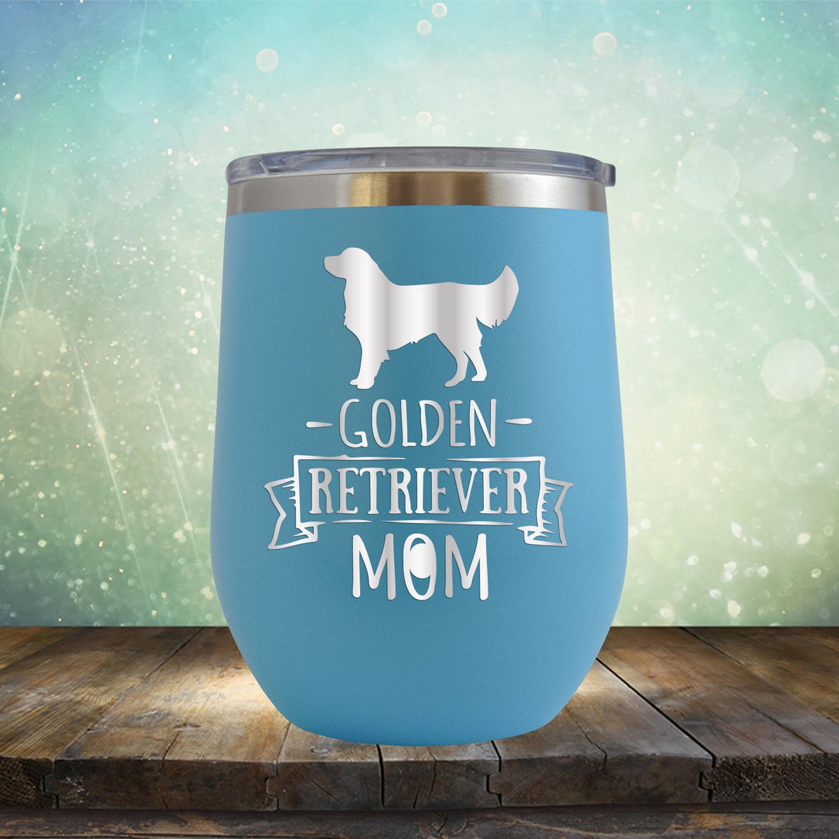 Golden Retriever Mom - Wine Tumbler