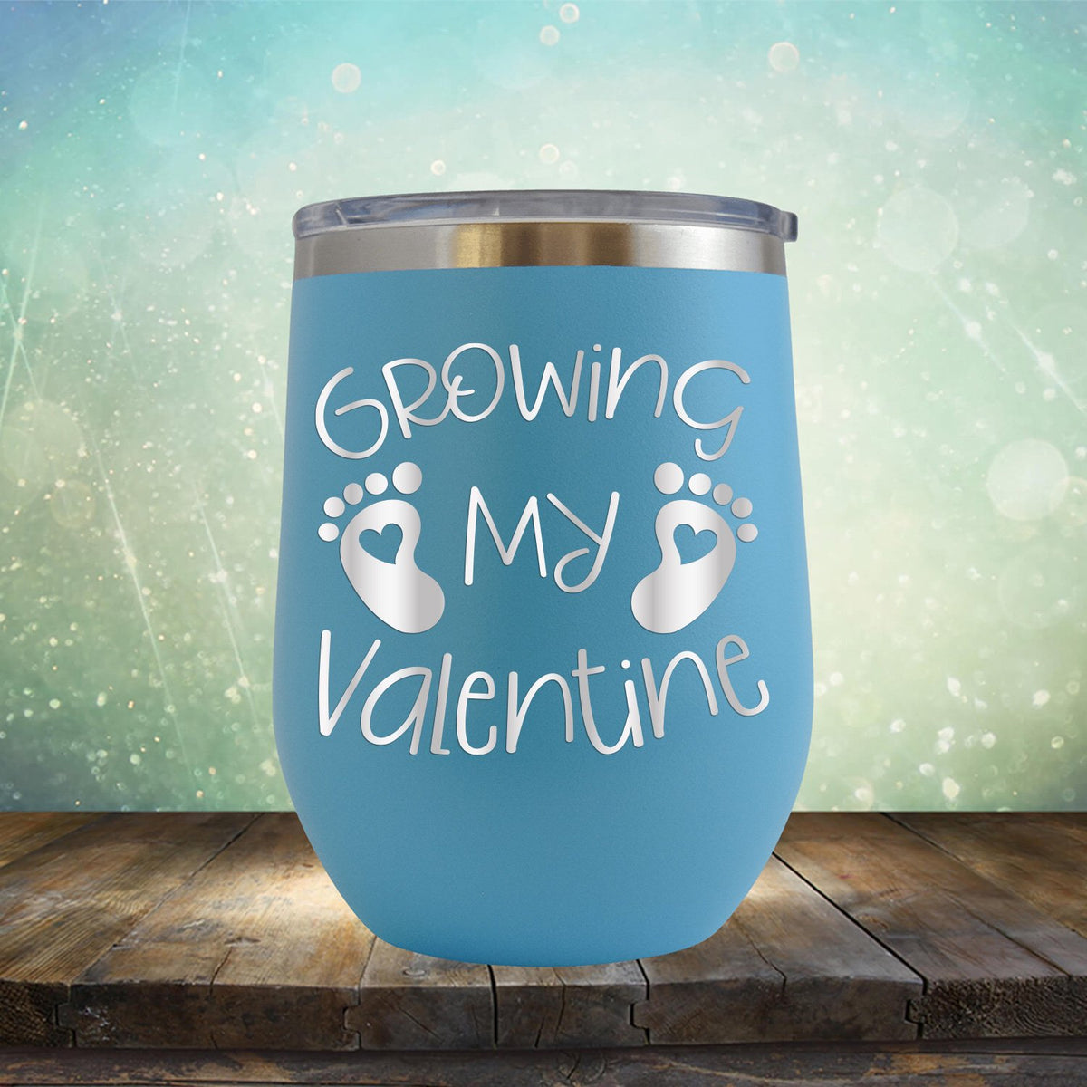 Growing My Valentine - Stemless Wine Cup