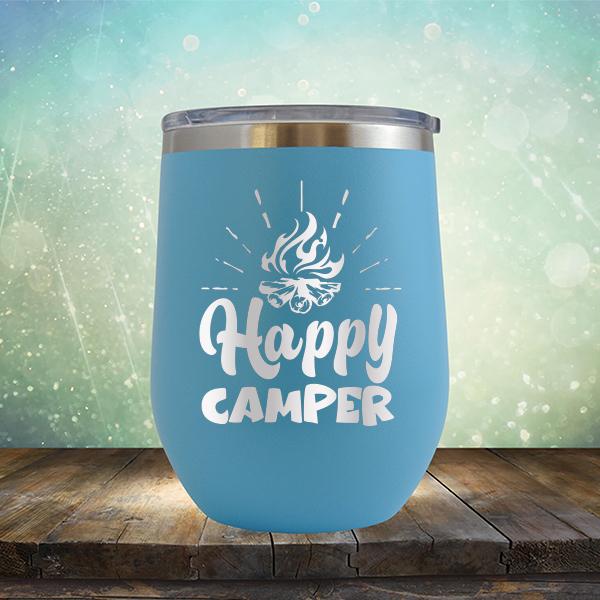 Happy Camper - Stemless Wine Cup