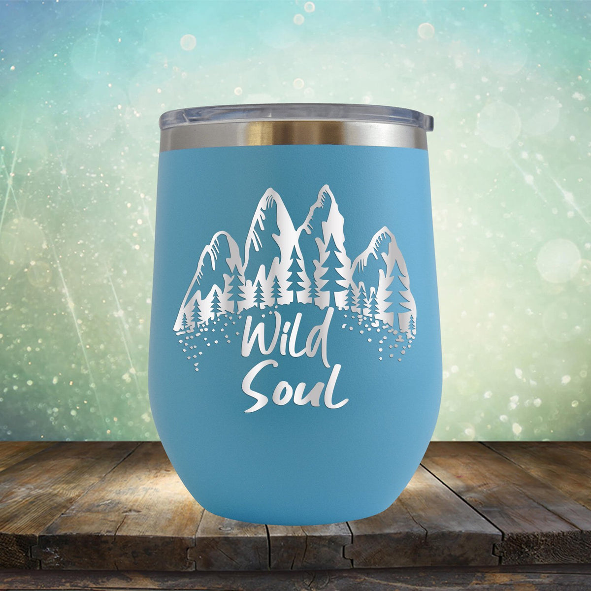 Mountain Wild Soul - Stemless Wine Cup