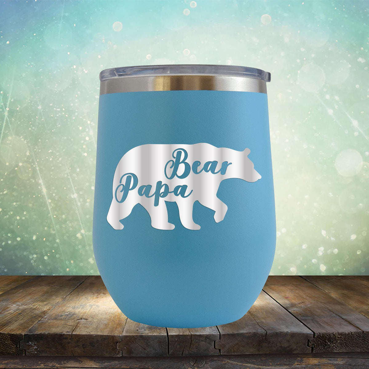 Papa Bear - Stemless Wine Cup
