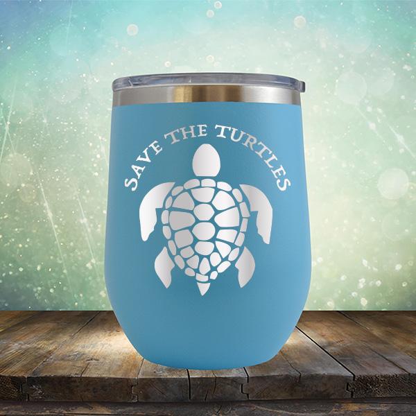 Save The Turtles - Stemless Wine Cup