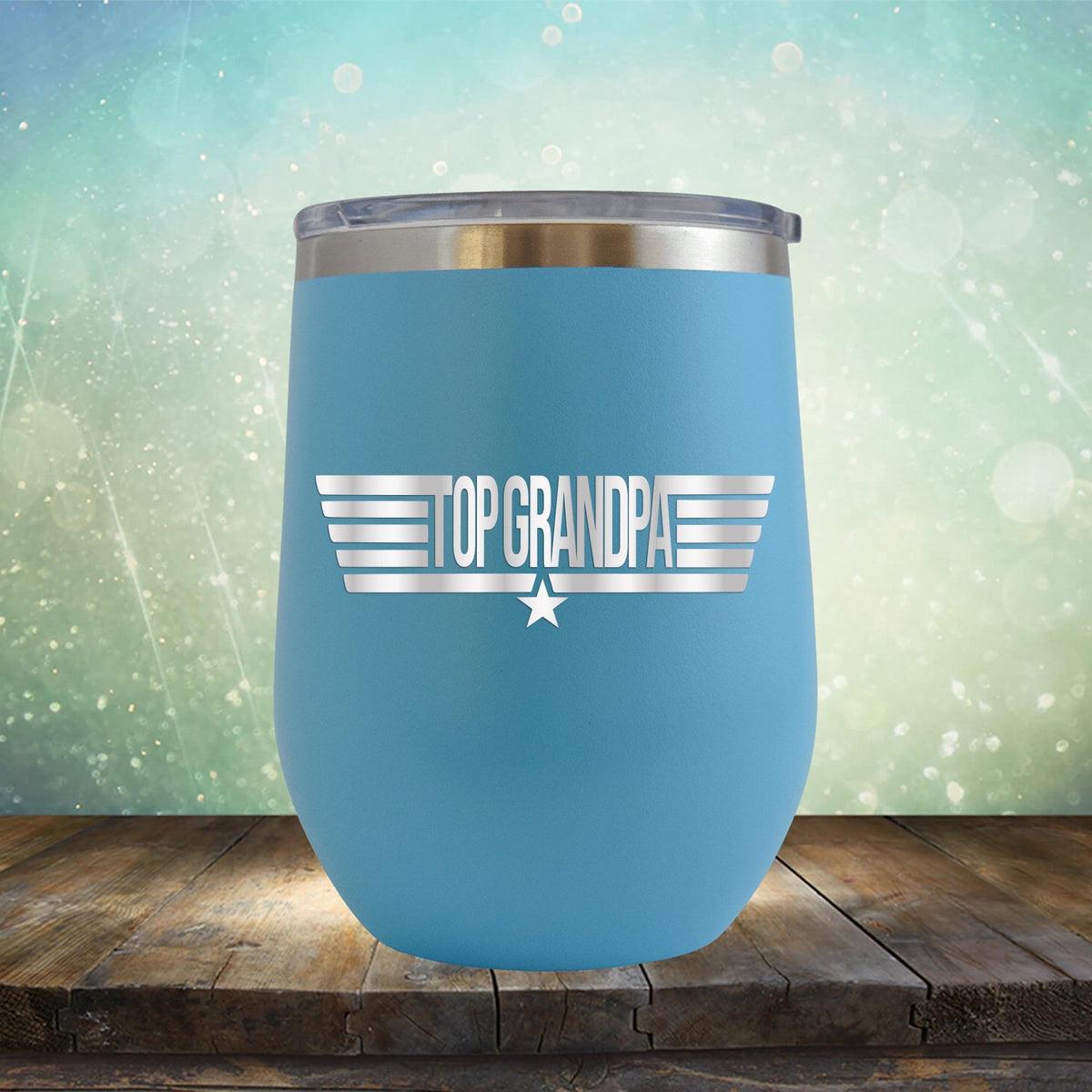 Top Grandpa - Stemless Wine Cup