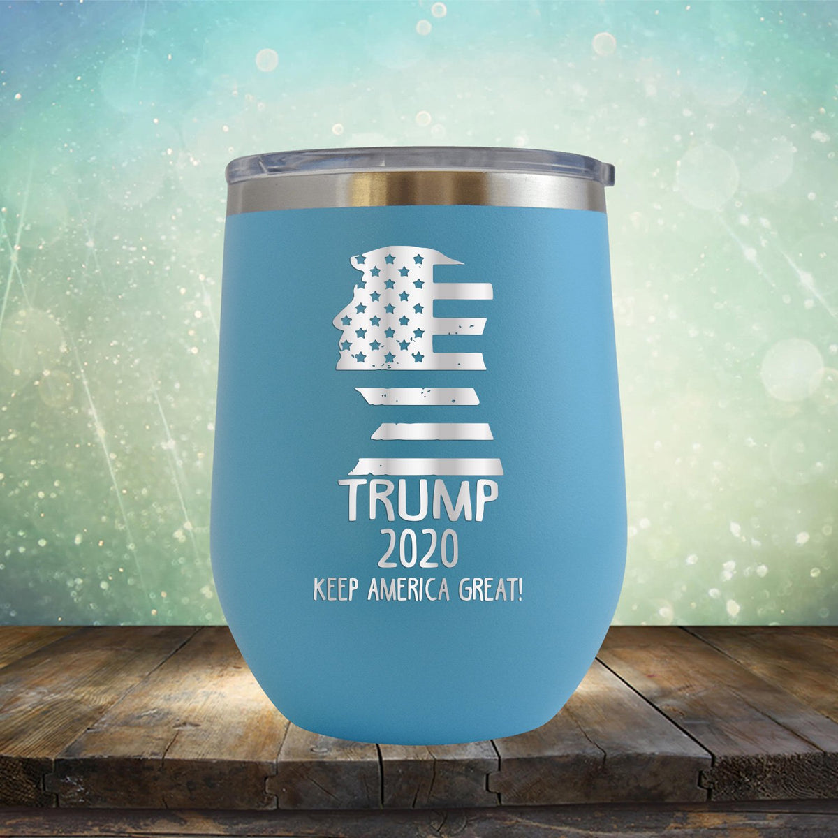 Trump 2020 Keep America Great - Stemless Wine Cup