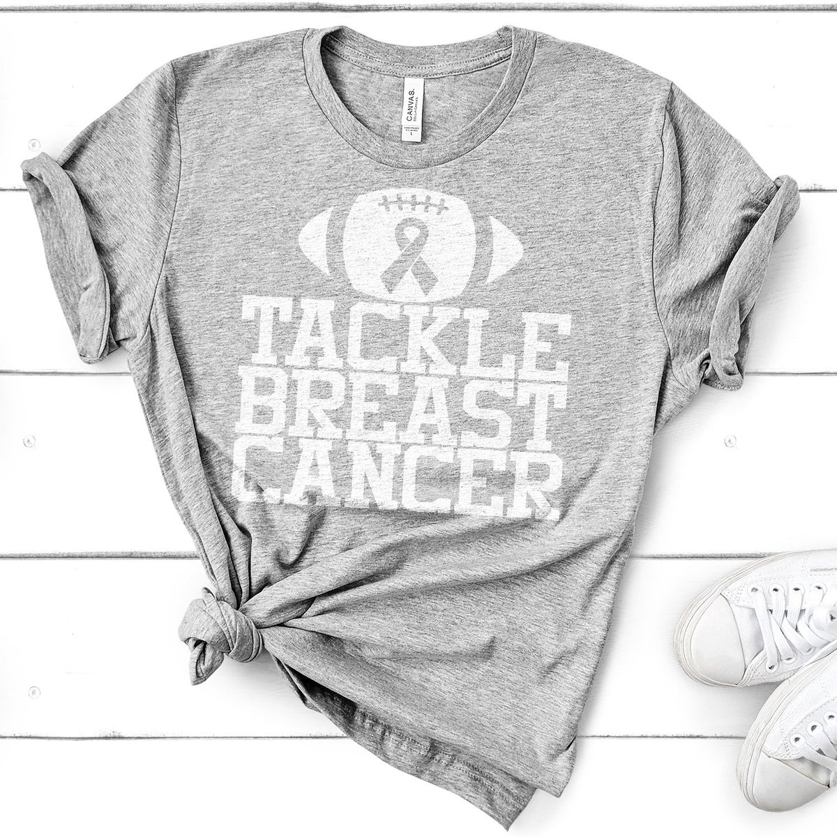 Tackle Breast Cancer - Short Sleeve Tee Shirt