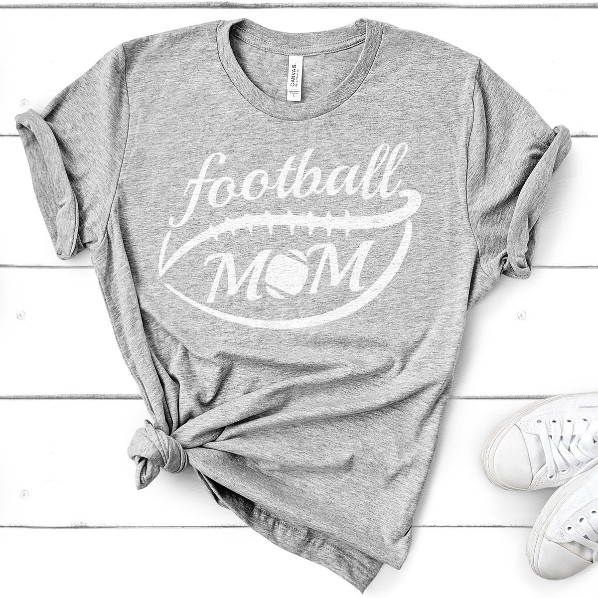 Football Mom - Short Sleeve Tee Shirt