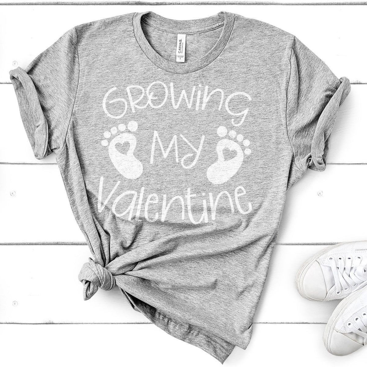 Growing My Valentine - Short Sleeve Tee Shirt