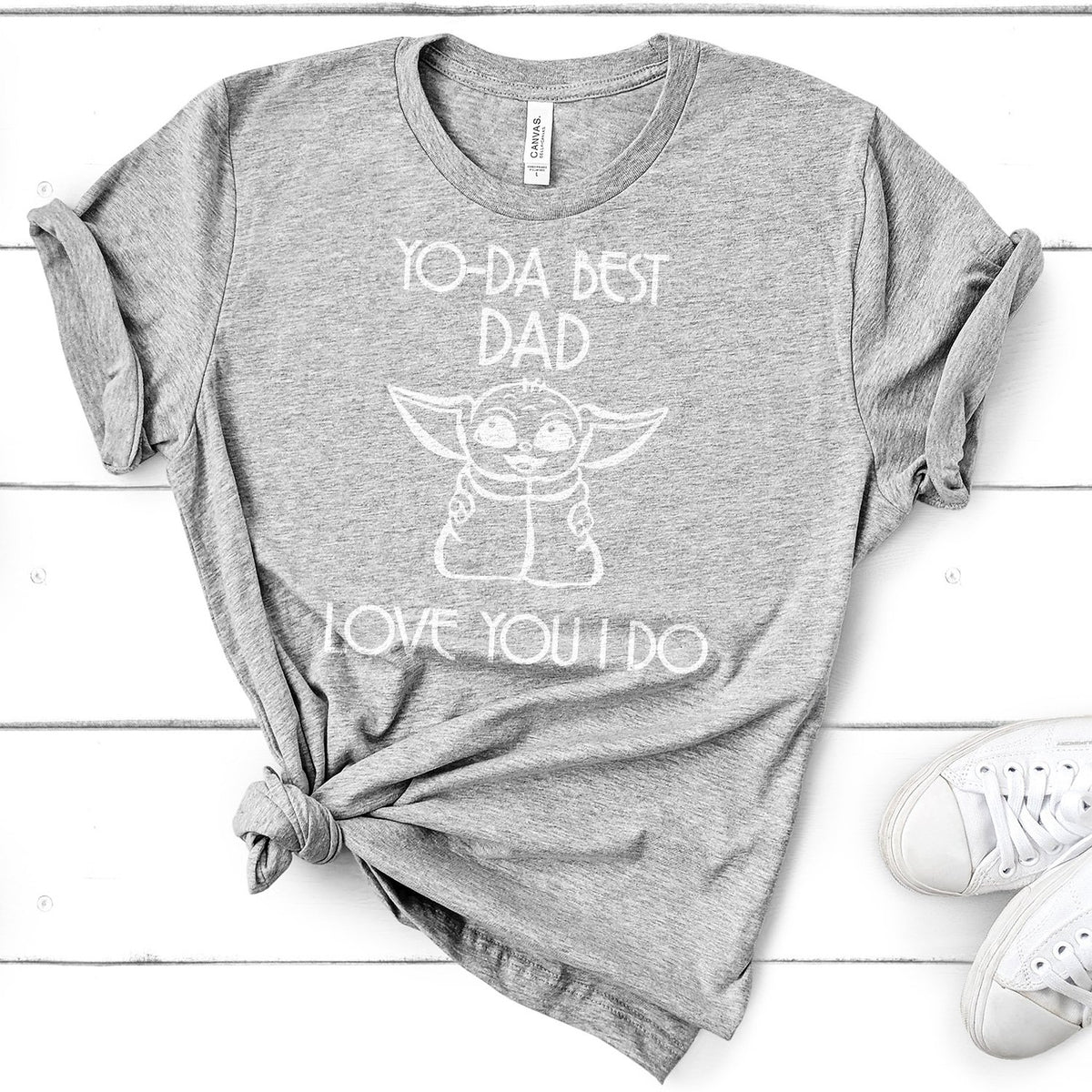 Yo-Da Best Dad Love You I Do - Short Sleeve Tee Shirt